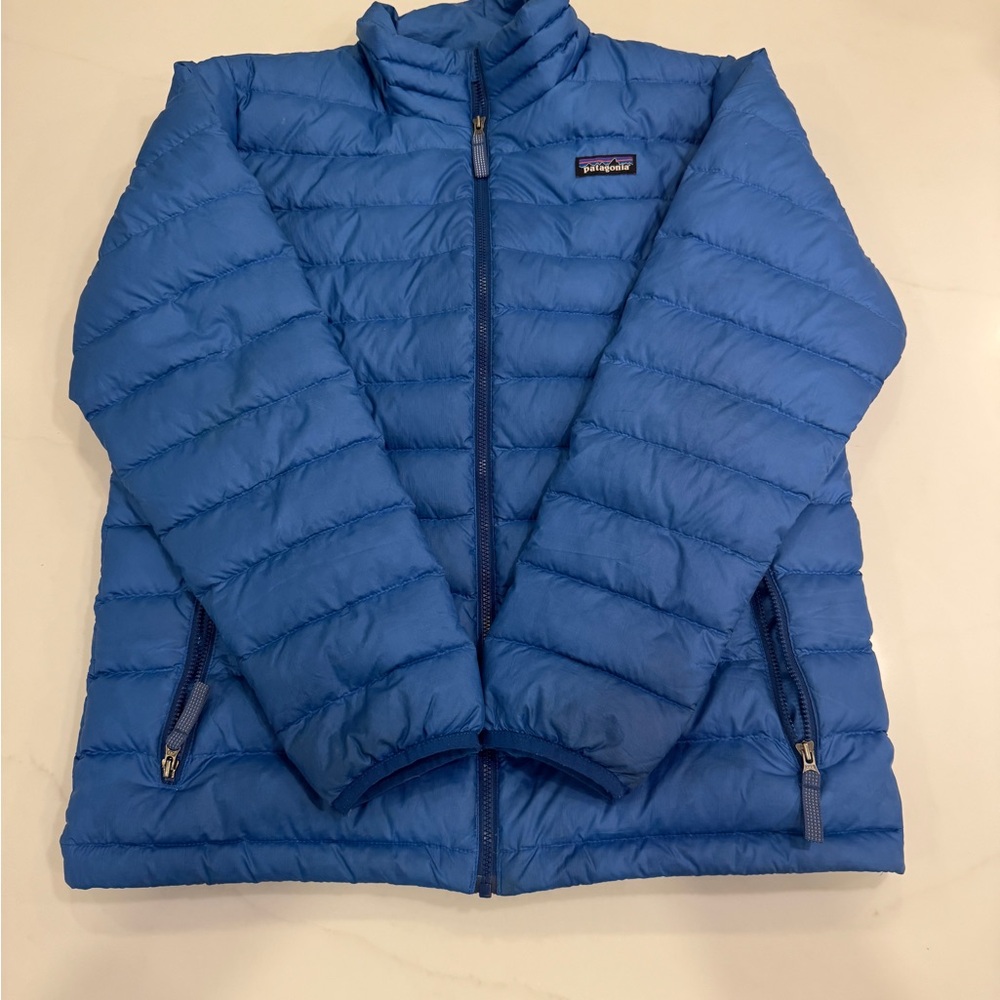 Patagonia Kids Sky Blue Puffer Jacket